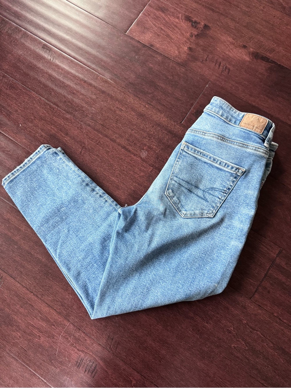 American Eagle Ripped Mom Jeans
